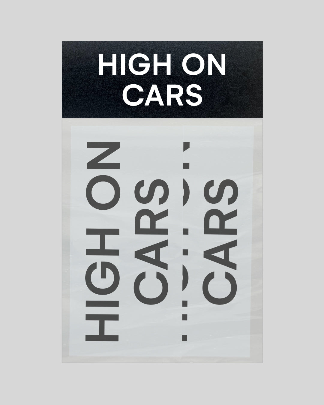 High on Cars stickers (2 pack)
