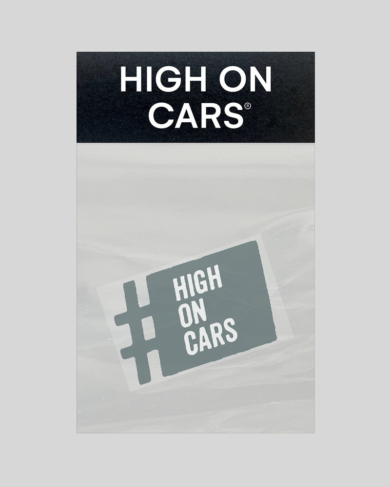 Oldschool HOC sticker - grå