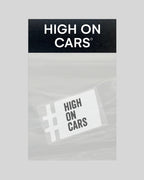 Oldschool HOC sticker - hvid