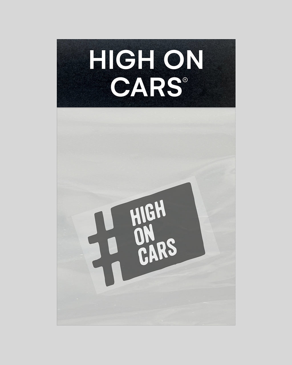 Oldschool HOC sticker - sort