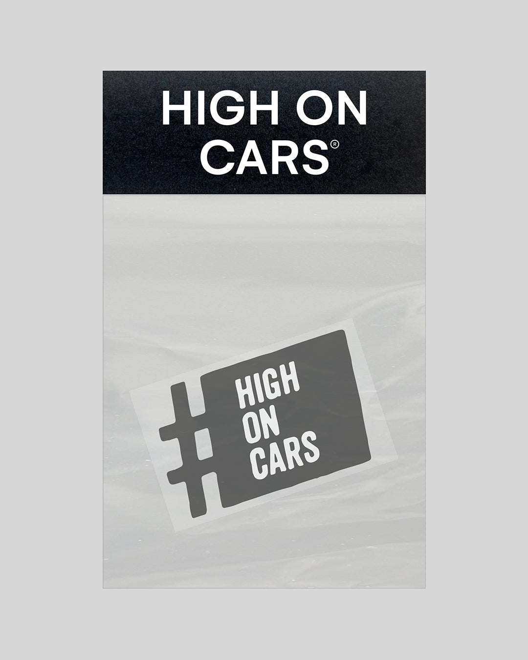 Oldschool HOC sticker - sort
