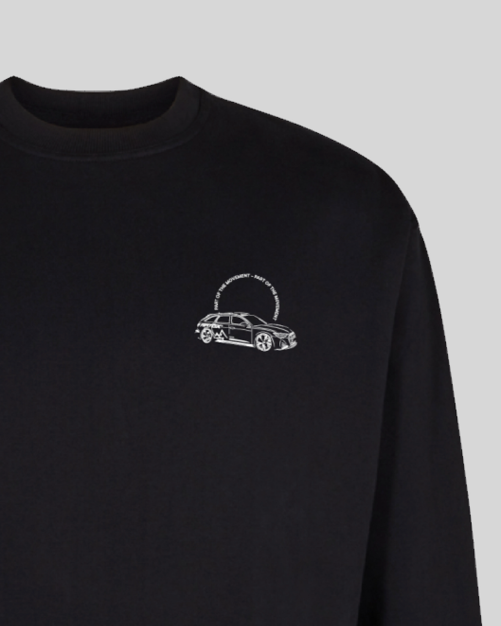 RS-SEEJS sweatshirt - Midnight Black